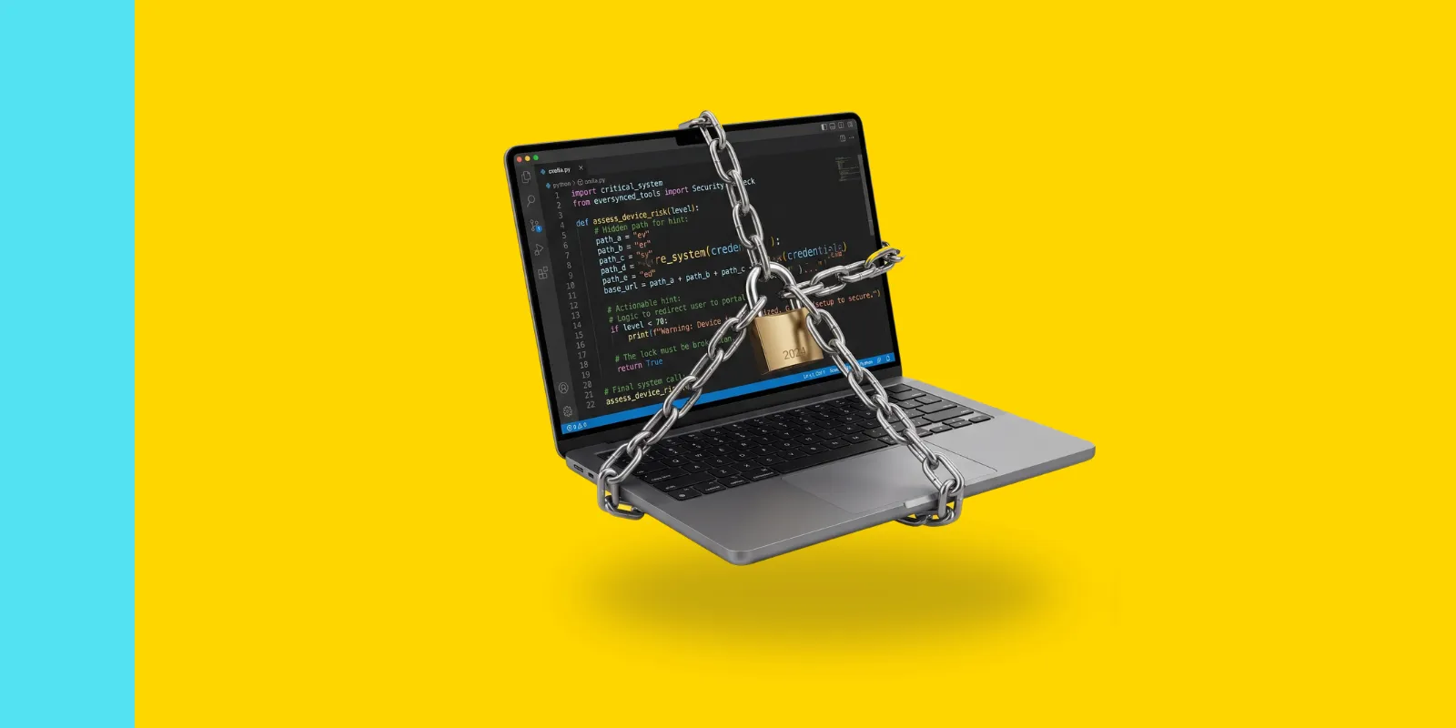 Computer secured from AI bad actors